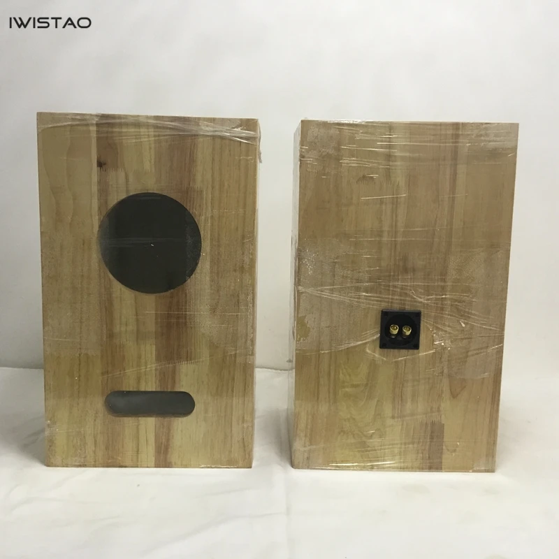 IWISTAO HIFI 6,5 дюймовый Полнодиапазонный динамик пустой шкаф 1 пара цельная древесина инвертированный для лампового усилителя звука «сделай сам»