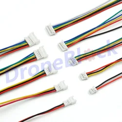 20PCS 1.25mm pitch pigtail male and female cable wire connector plug for drone quadcotper flight controller APM2.6 Pixhawk GPS