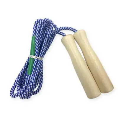 rope skipping Sports Fitness Speed Aerobic Exercise Skipping Jump Rope Fitness Equipment Wood Handlebar Jump Rope