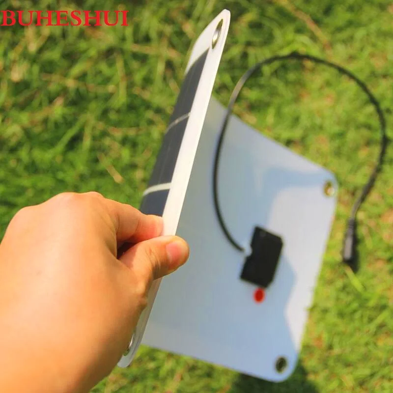 BUHESHUI 18V/5V 10.5W Portable Solar Panel Charger for 12V Battery Car Charger Mobile Phone Power Bank Free Shipping