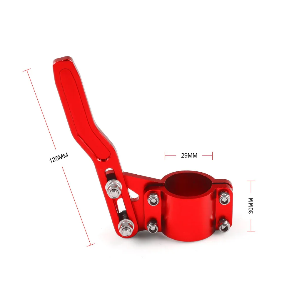 Extensión de barra de giro de volante de ajuste de estilo de aluminio para coche, Kit de posición de palanca de señal de giro, accesorios para coche