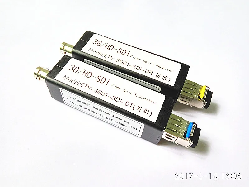 Mini HD-SDI Optical HD Video Optical Fiber Converter 1080I HD-SDI Transceiver LC Port