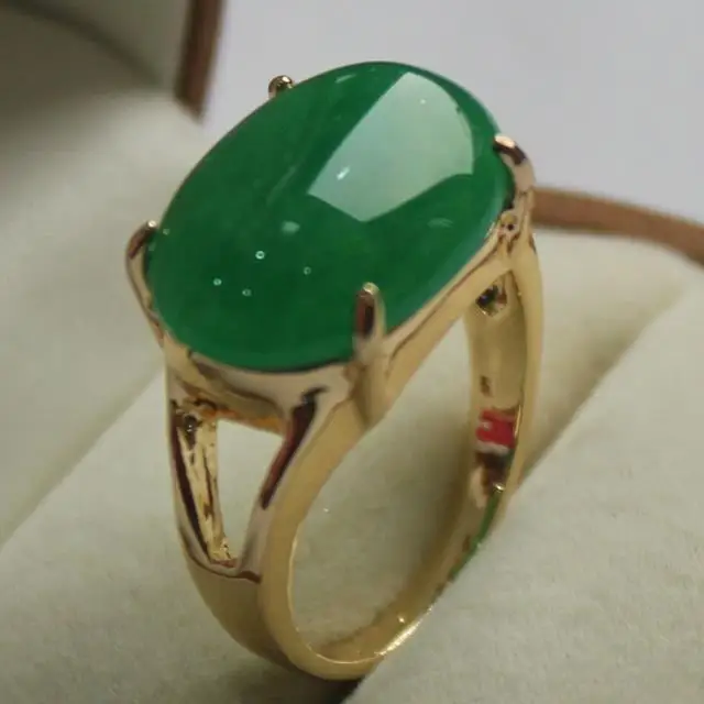 

beautiful jewelry lady's favorite green jade ring (7,8,9#)