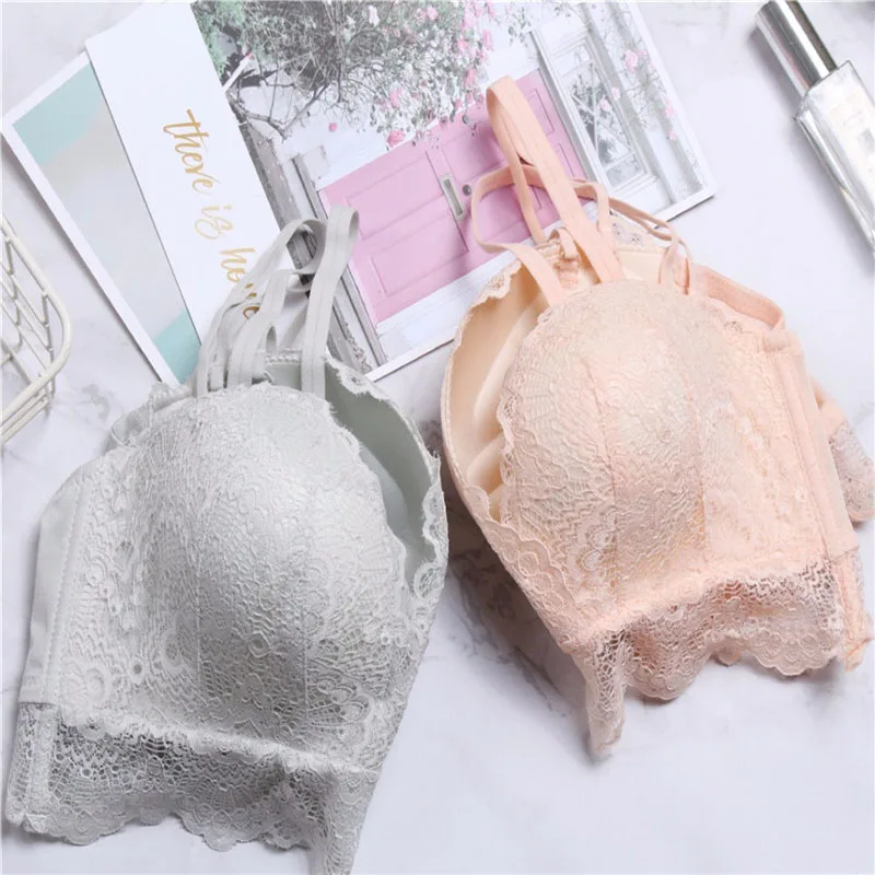 New Adjustable Bra Women Lace Bralette Sexy Lingerie Underwear Wireless Padded Seamless Bra Ultra Strap Padded Bras for Women