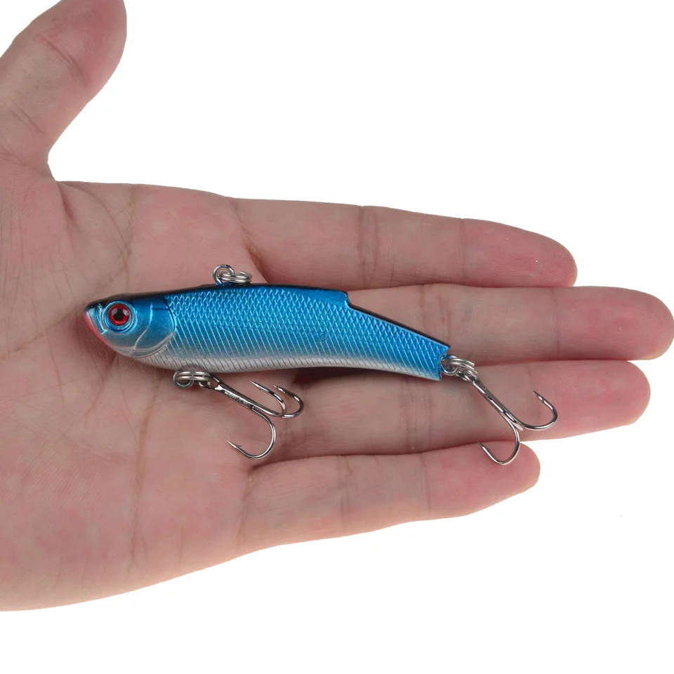 1pcs Winter VIB Lure Hard Bait 7cm 20g Long Shot Crankbait Wobblers Sinking Isca Artificial Leurre Peche Fishing Lure For Pike