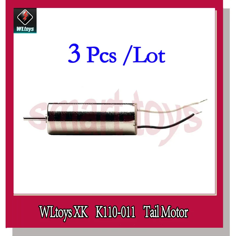 3Pcs K110 Tail Motor K110-011 Motor for Wltoys XK K110 K110S RC Helicopter Spare Parts