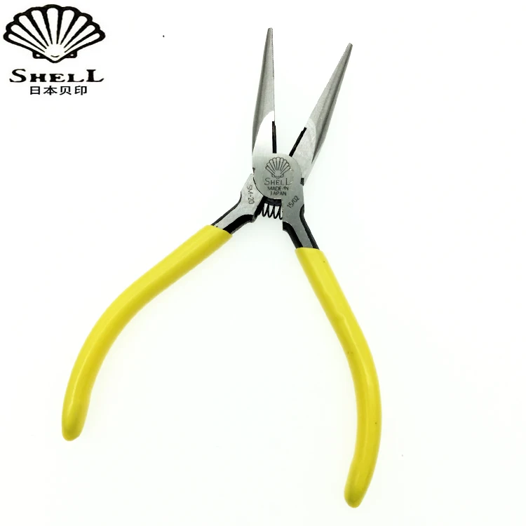 High quality shell SHELL Long nose pliers SM-20 125mm 5 inch plier made in Japan