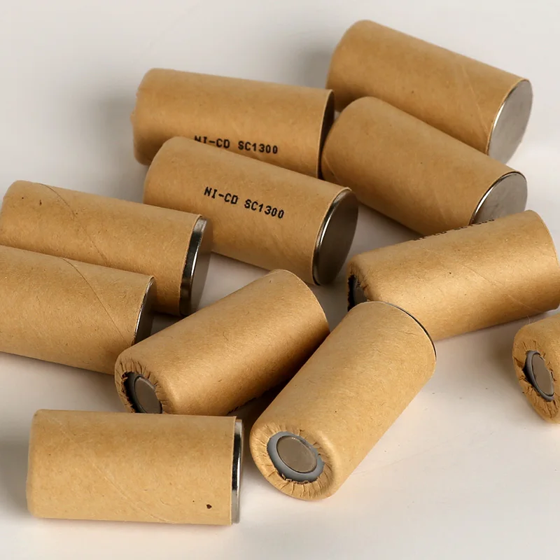 20Pcs 1300mAh Ni cd high power battery cell,power tool battery,Power Cell,dicharge rate 10-15C.rechargeable battery