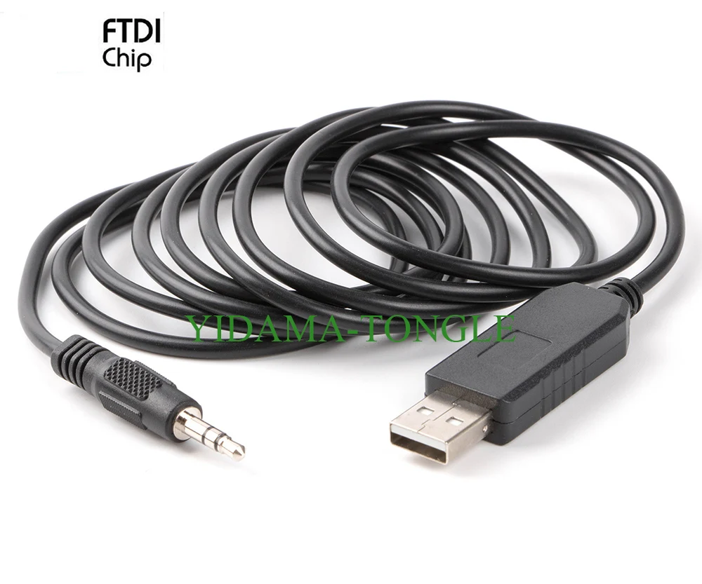 USB to TTL Serial Adapter Converter Cable FTDI Chip 5V TTL UART 6ft to 3.5mm Audio Jack Plug Stereo Cable TTL-232R-5v-AJ