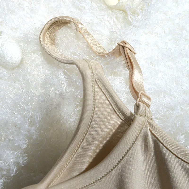 100% Silk Knitted Silk No Rims Bra  Exercise Breathable Vest