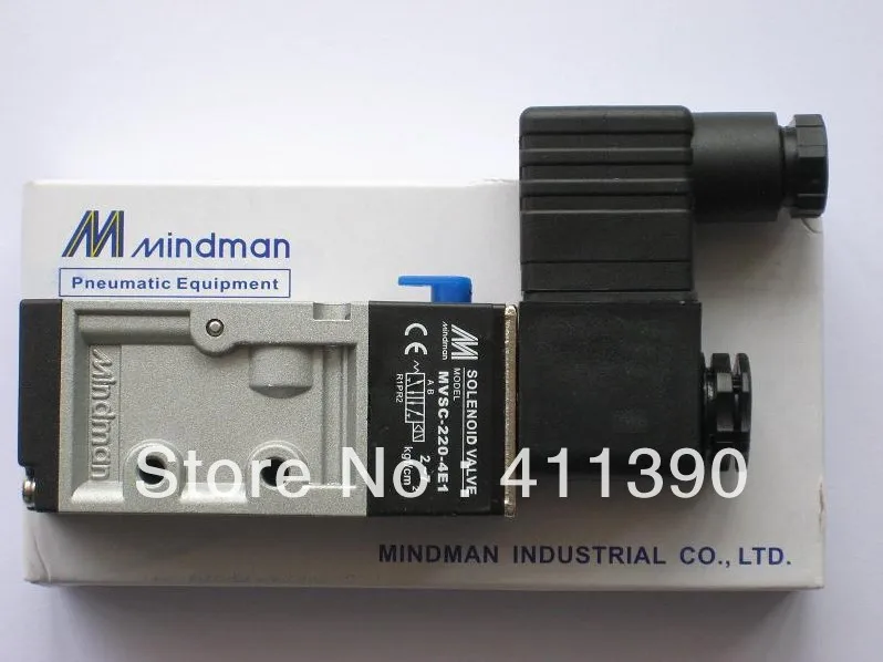 

MINDMAN Solenoid Valve MVSC-220-3E1 coil AC220V normally closed new taiwan original MVSC series