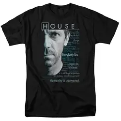 New 2019 Fashion Hot Mens T-Shirt Summer O Neck Cotton House Tv Show Dr. House Houseisms Licensed Tee Shirts Cool T Shirts