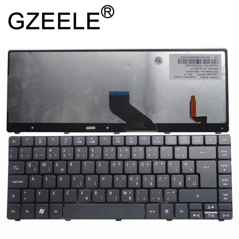 

GZEELE NEW Slovenian Croatian SA / CR backlit keyboard for Acer Aspire 4736G 4738ZG 4746 4739Z 3820TG 4750G 4743G 5942G 3810