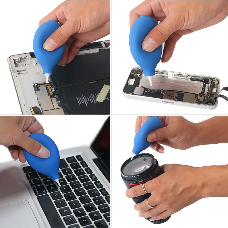 DIYFIX Gomma Air Polvere Ventilatore Mini Pompa Cleaner per la Pulizia delle Lenti Della Fotocamera, Del Telefono Mobile Tablet Circuiti Pulito Strumento di Riparazione