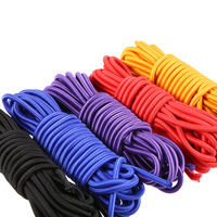 5 Meters 4mm / 5mm Kayak Boat Elastic Bungee Cord Rope Leash Paddle Leash Elastic Safety Bungee Cord Rod for Kayak Boat Caravans