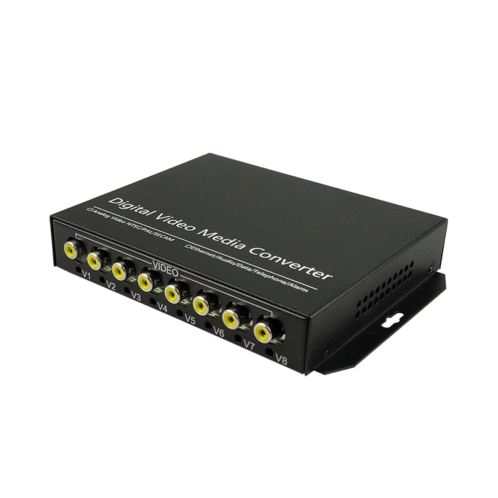 8 Audio Over FC Fiber optic Extender (one way) Transmitter and Receiver, for Audio intercom broadcast system (Tx/Rx) Kit