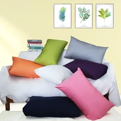 48X74/ 50x70 / 50x152cm Cotton Twill Cushion Cover Zipper Long Strip Bed Pillow Cover Bedroom Sofa Household Products