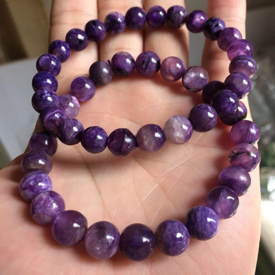 natural charoite beads bracelet natural stone bracelet DIY jewelry for woman for gift  wholesale !