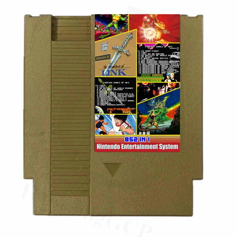 Best 852 in 1 8bit Game Card 72 pin game cartridge support save progress 1G memory for 8 bit video game console