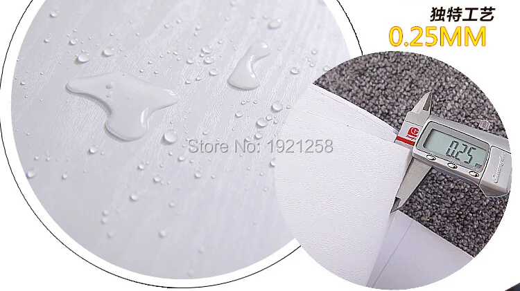 self adhesive PVC Wallpaper waterproof  wood sticker Wardrobe furniture Stickers of Kitchen cabinet wood grain wooden wall paper
