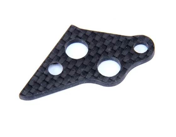 Carbon left fixed aluminum sheet of engine for 1/5 hpi rovan km 5b 5t 5sc rc car parts