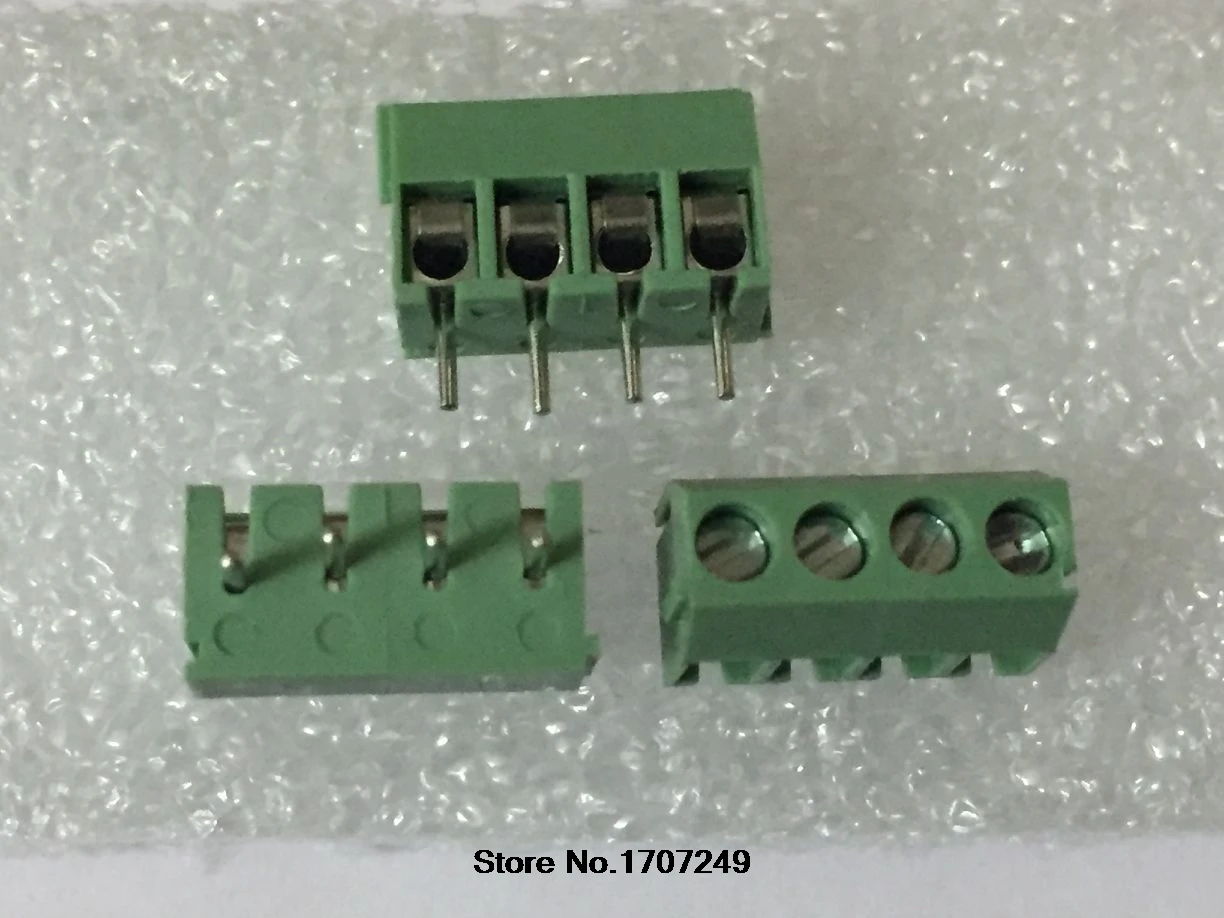 Free Shipping 100PCS KEFENG KF350-3.5-4P KF350-4P KF350 4Pin 3.5mm Straight Pin PCB Screw Terminal Block Connector ROHS