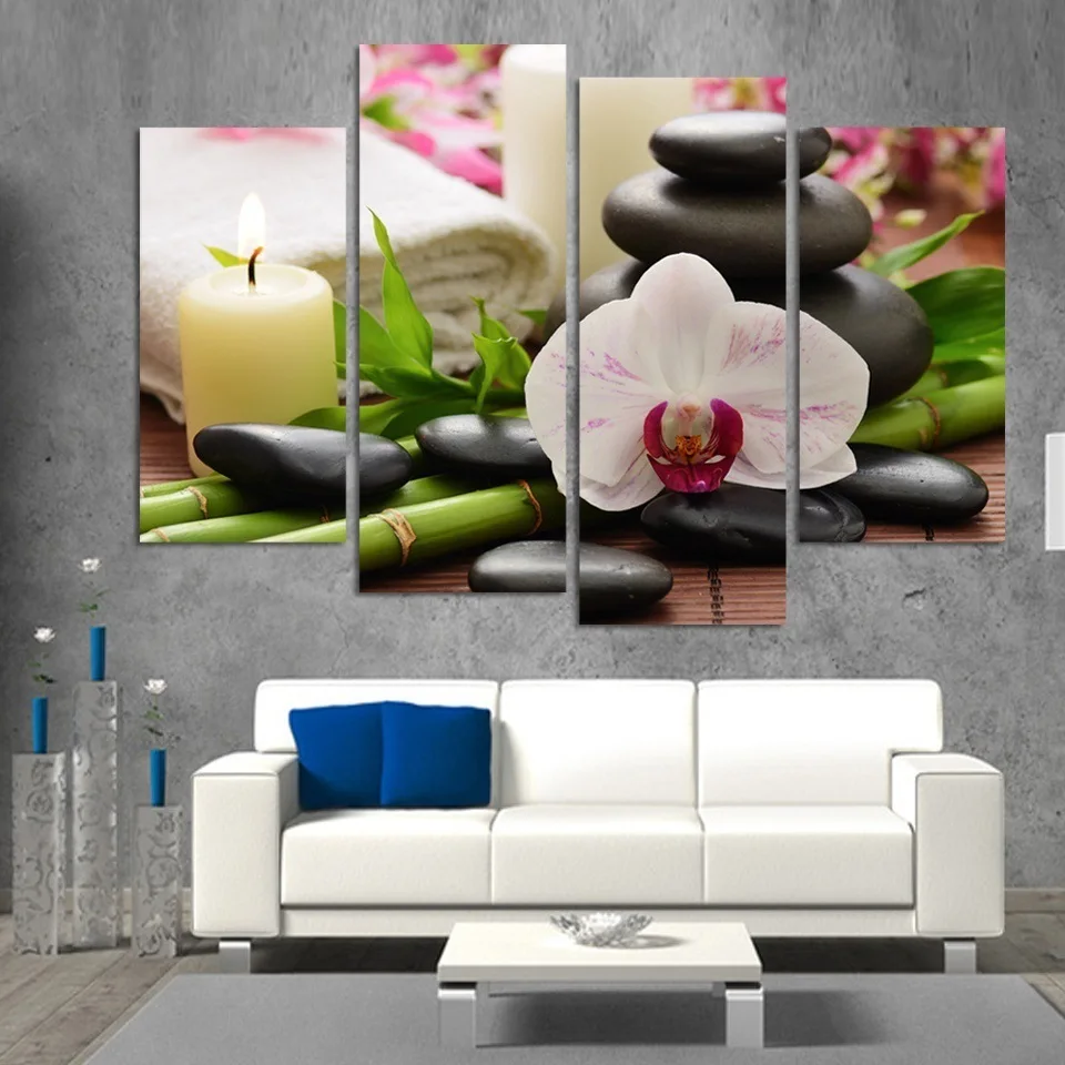 

4 pcs/set Full Diamond Embroidery stone flowers 5D Diamond Painting Cross Stitch Diamond Mosaic Needlework Crafts home decor