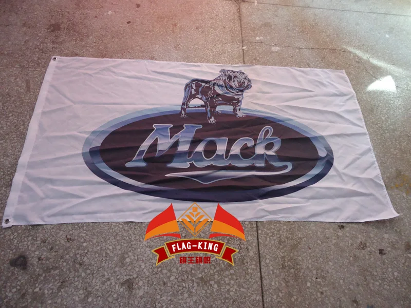 

Mack Trucks LOGO brand flag,leasing system ,car racing ,90*150CM, 100% flag king polyster banner