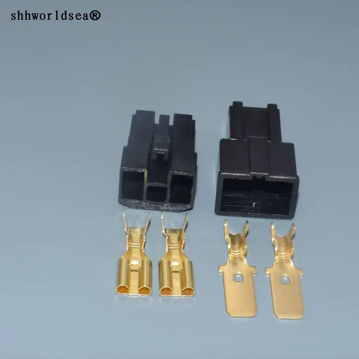 

shhworldsea 2 Pin 7.8mm Female And Male Auto for Toyota Map Sensor Connector Battery Speaker Wire Connector Plug