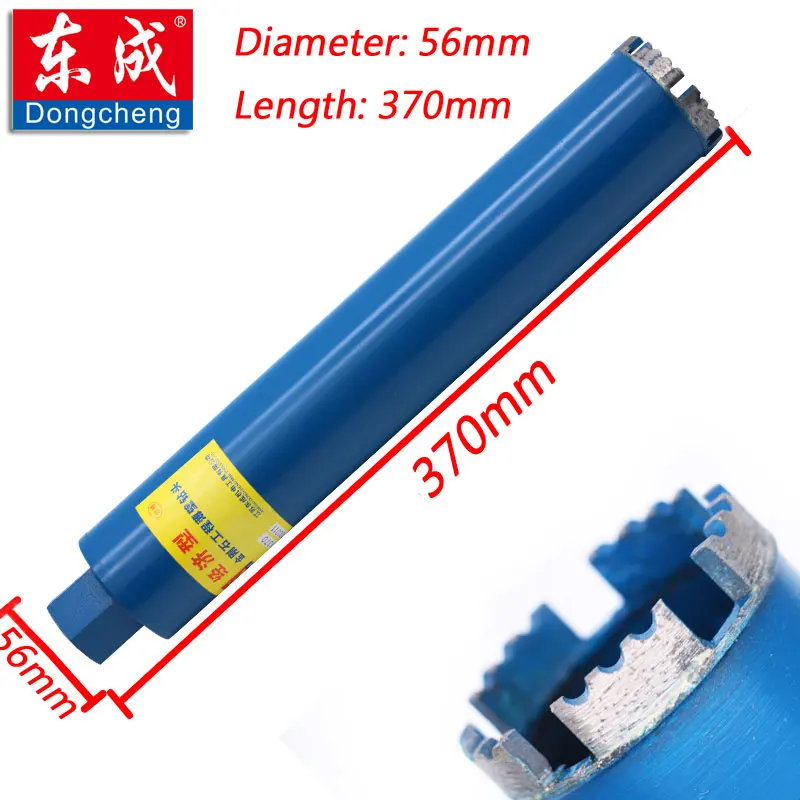 Diameter 20 27 32 40 51 56 63 71 76Mm Diamond Core Bit. 51X370Mm Droog Diamant Boor. 20-76Mm Beton Boor Met Water
