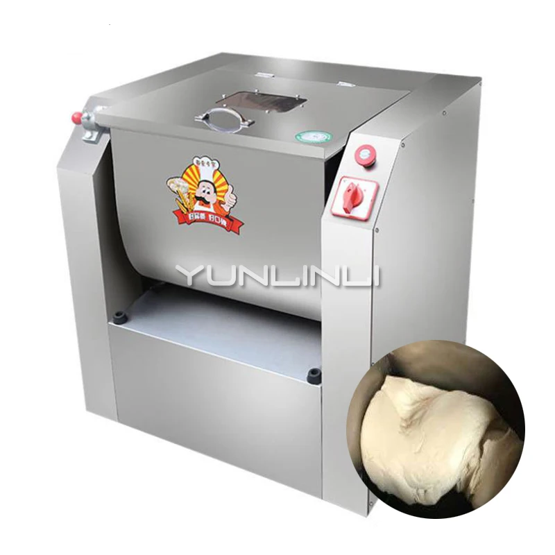 Commercial Dough Kneading Machine Full-automatic Dough Mixer Stainless Steel Multi-functional Dough Maker 25