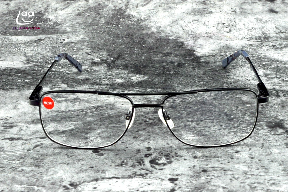 Magnetic Reading Glasses Clara Vida Limit! Luxury Men Titanium Designer Fullrim Brand Reading Glasses +1+1.5 +2 +2.5 To +6