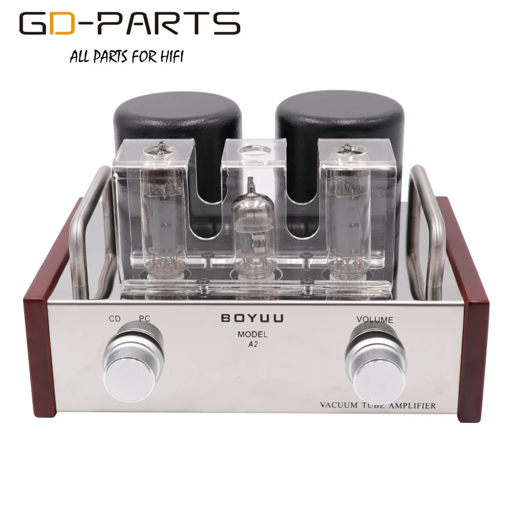 Single End EL84 6P14 12AX7 Stereo Vacuum Tube Amplifier Class A Tube AMP Hifi Audio Vintage Integrated Tube AMP 3.6Wx2