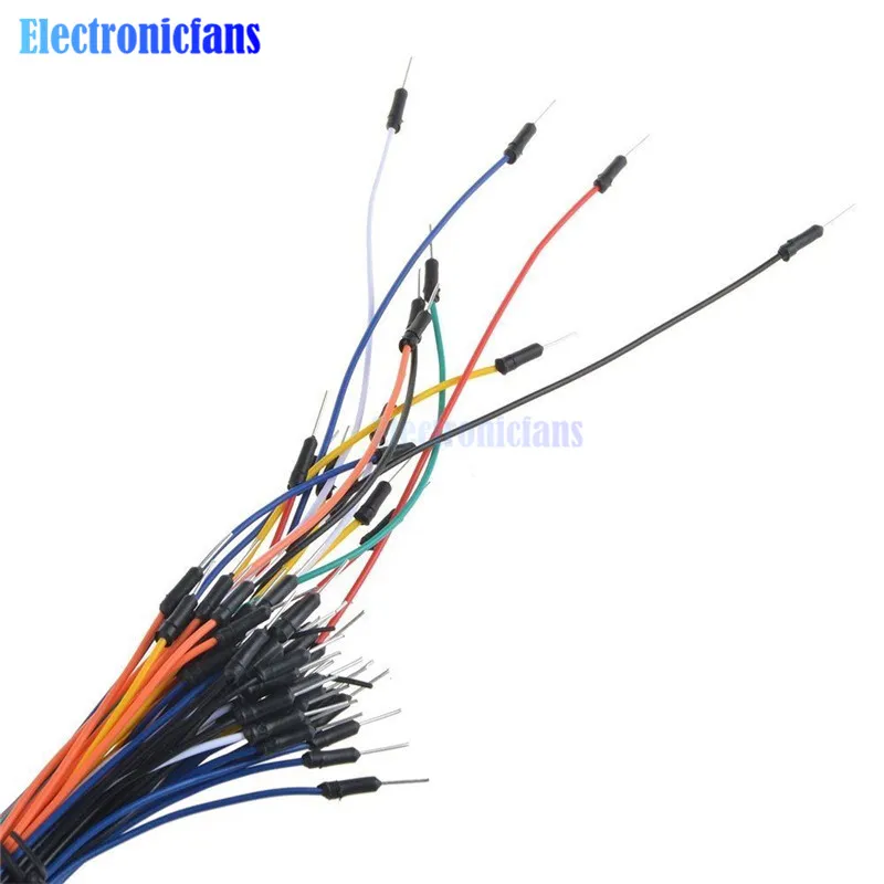 65pcs Breadboard Jumper Cables For Arduino Jump Code Wire Kit Set Breadboard Wires Wholesales