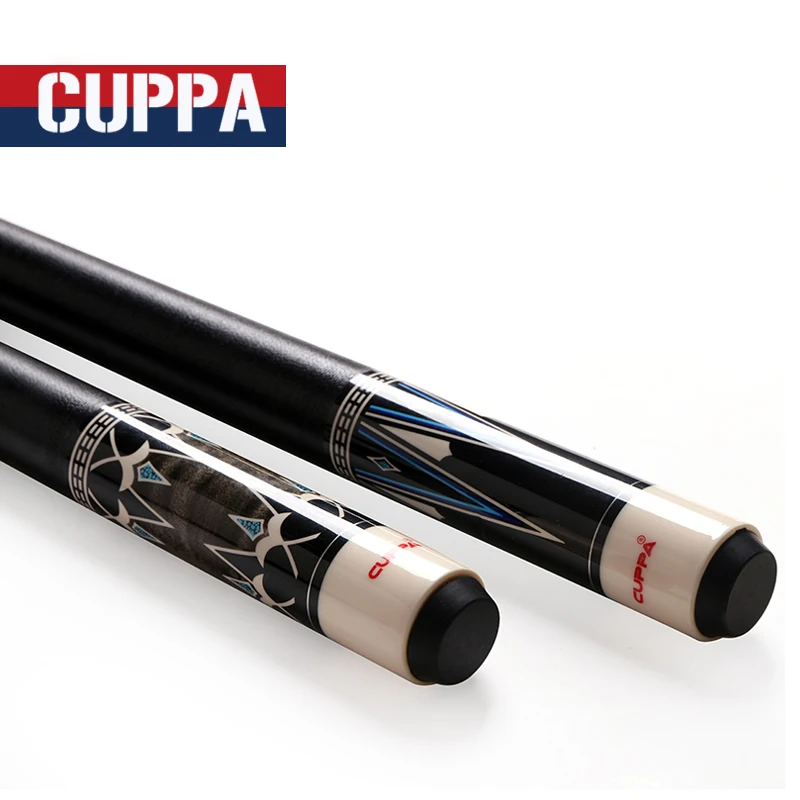 New Cuppa High Quality Billiard Pool Cue Stick 12.75mm/11.75mm Tip Pool Cues Case Set China 2017