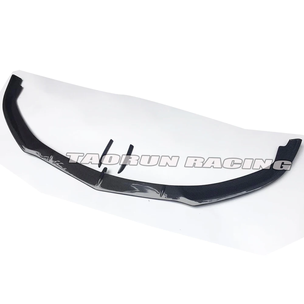 FD Style Carbon Fiber Front Bumper Chin Lip Splitter for Benz W205 Sedan S205 Wagon C63 & C63s Amg 15 - 21