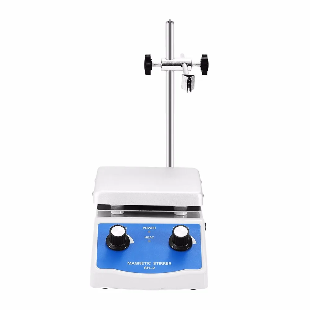 Laboratory Magnetic Stirrer with heating ,2L Volume,12x12cm Aluminium Panel,100~2000RPM! Discount link