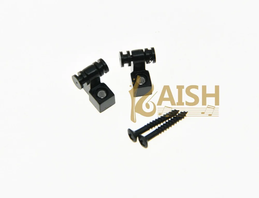 

KAISH 2x Guitar String Retainer Guitar Roller String Trees Black