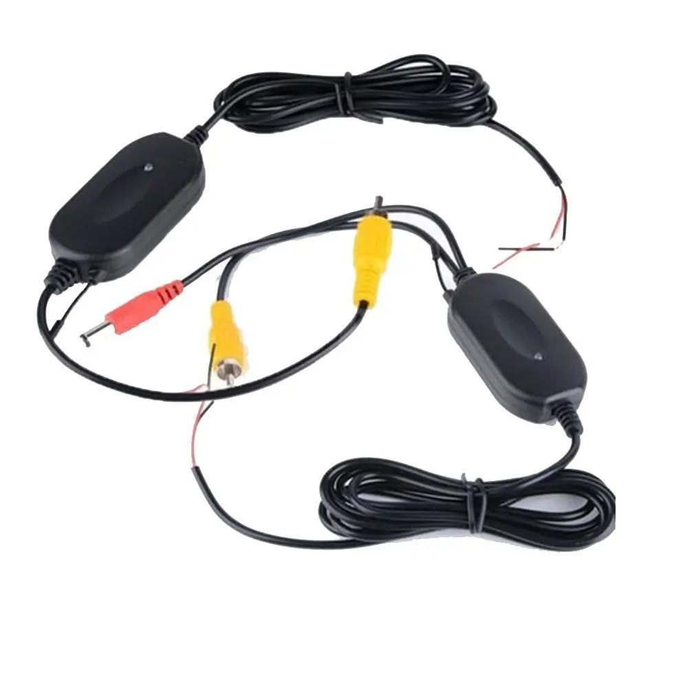 Podofo Wireless module 2.4 Ghz Wireless RCA Video Transmitter & Receiver for Car Rear view Camera Monitor