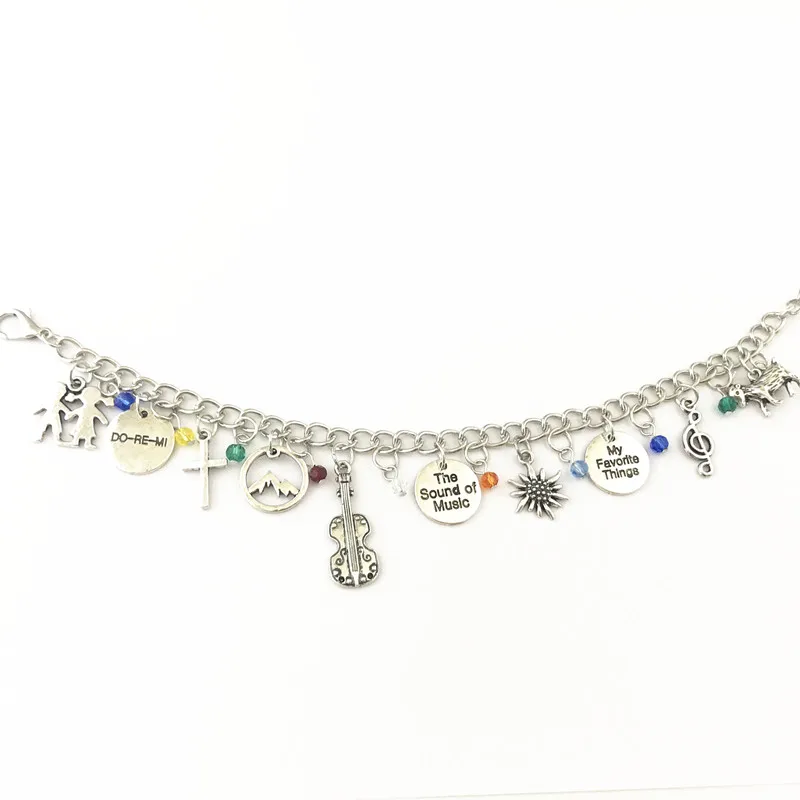 FANTASY UNIVERSE Freeshipping 20pc a lot The Sound of Music charm bracelet HRFKGKDF06