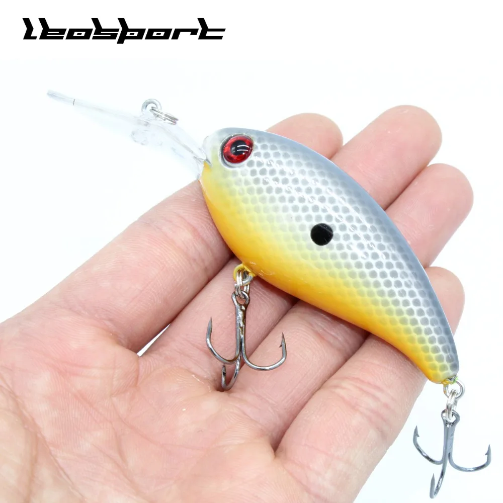 1pcs Crank Fishing Lure Artificial Hard Baits 10cm 15g Crankbait Jerkbait Wobbler Fishing Tackle Good Treble Hooks Tackle