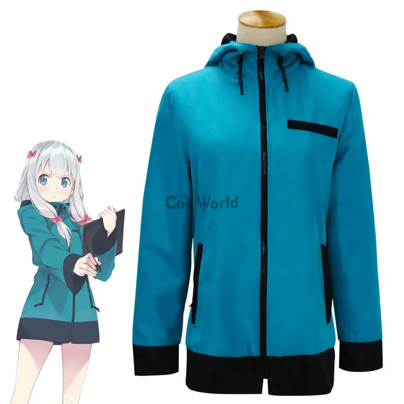 

Eromanga Sensei Izumi Sagiri Coats Jackets Sweater Hoody Hoodies Uniform Outfit Anime Cosplay Costumes