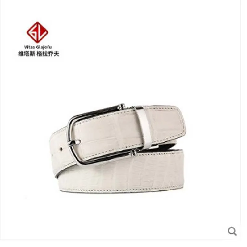 weitasi Crocodile belt stainless steel buckle belt