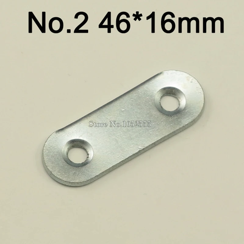 

100pcs/lot 46*16mm Right Angle Code 1.8mm Thickness 180 Degree Angle Bracket Furniture Connect Fittings Support K213