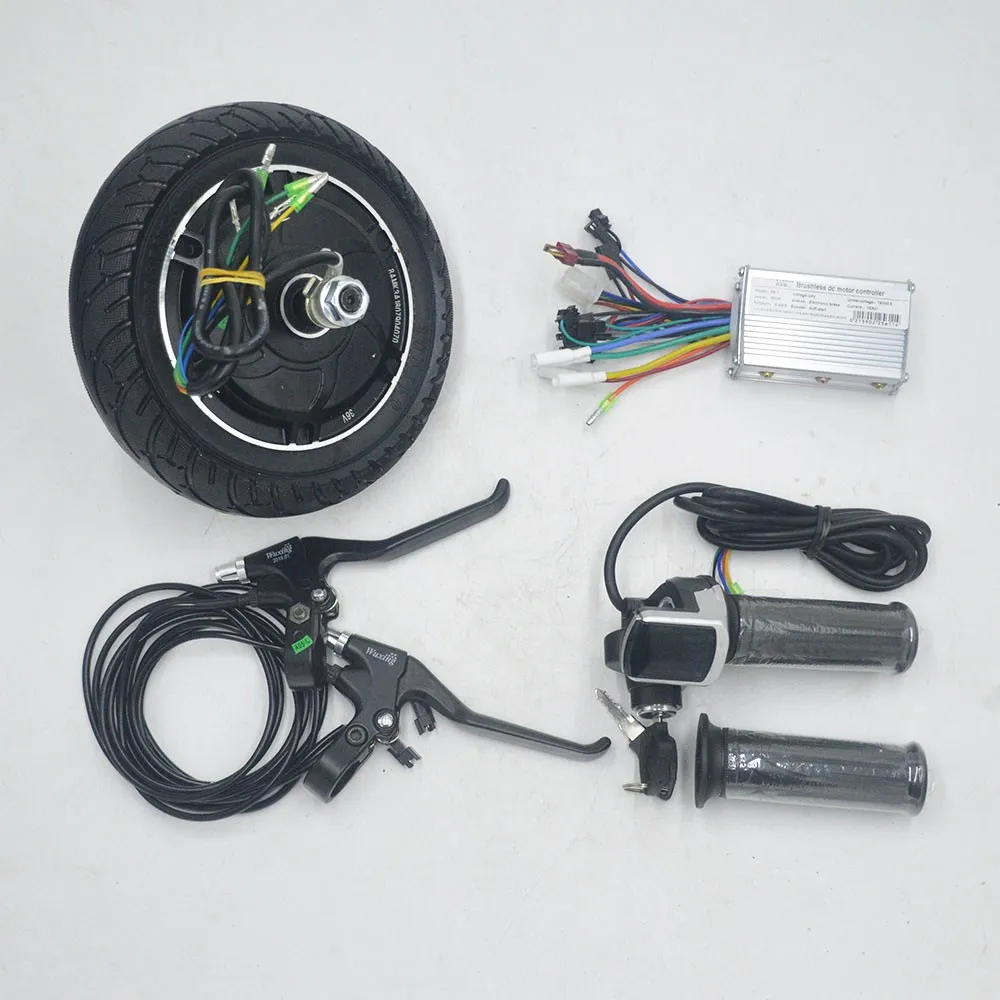 36V 48V 350W electric scooter motor with controller/twist throttle DIY kit for 8inch wheel scooter motor