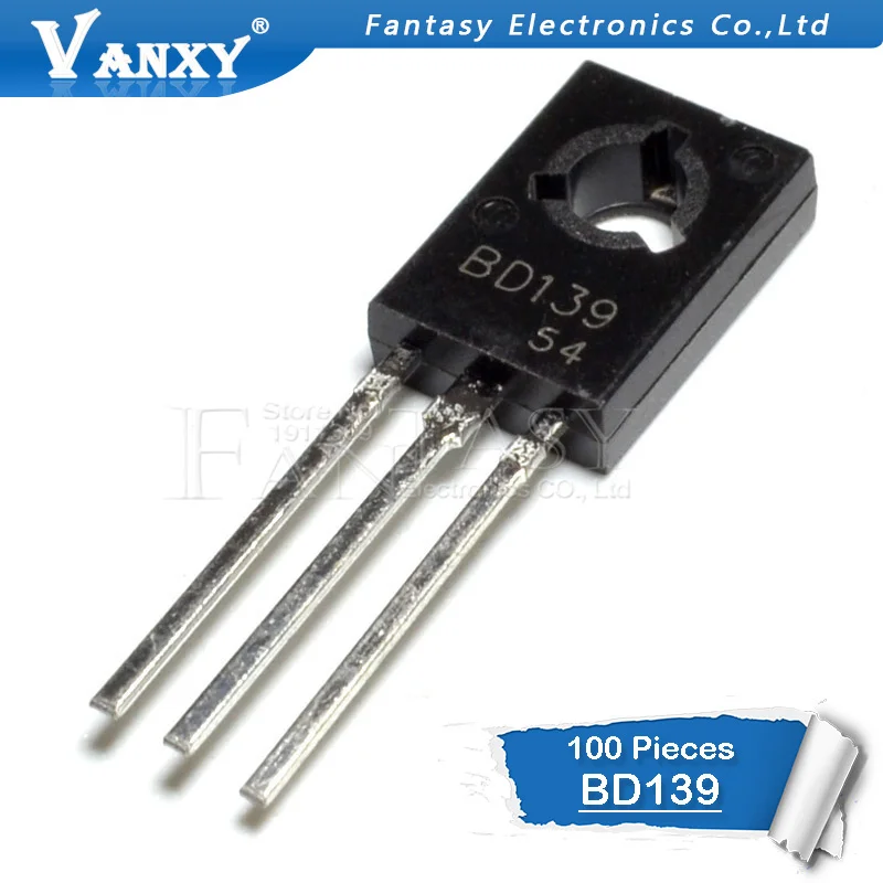 100PCS BD139 TO126 TO-126 new  voltage regulator IC