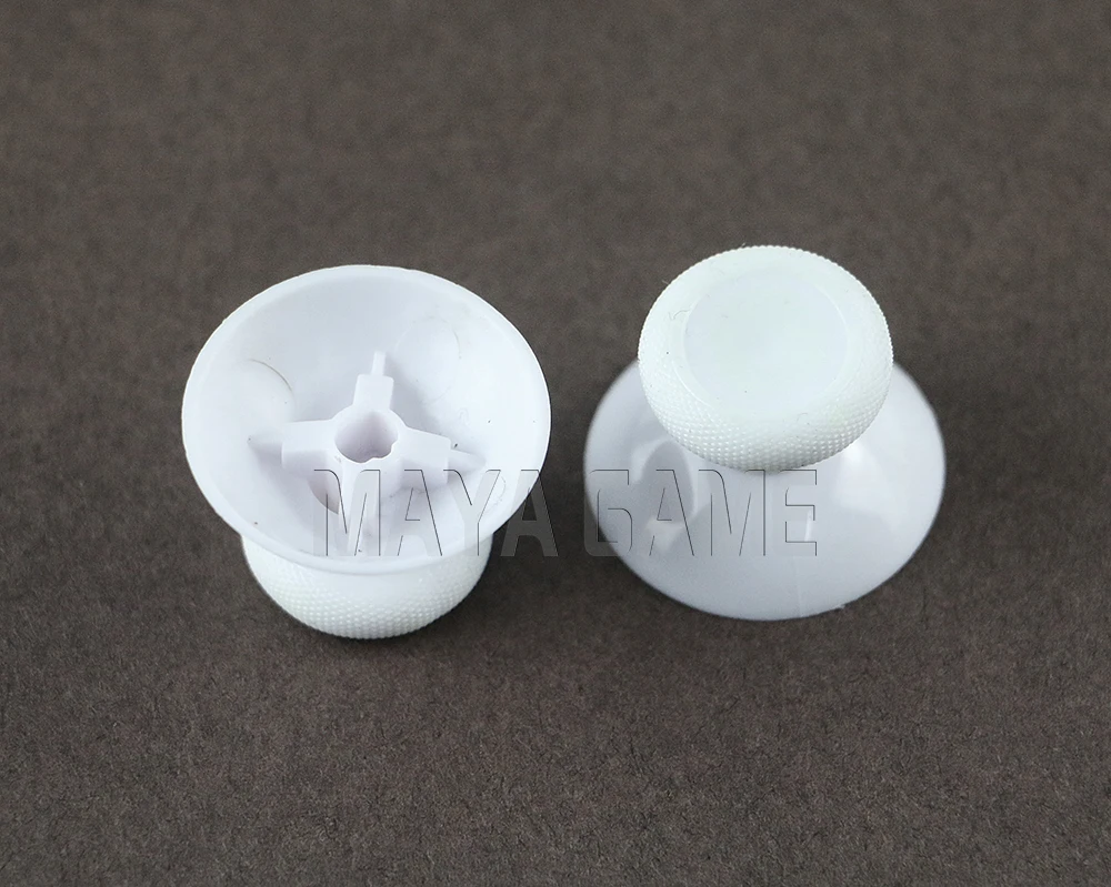 OCGAME 300 Cái/lốc Trắng Đen 3d Analog Ngón Tay Cái Gậy Dành Cho XBox One S Slim Bộ Điều Khiển Đồng Hồ Đeo Tay Joystick Mũ Nấm