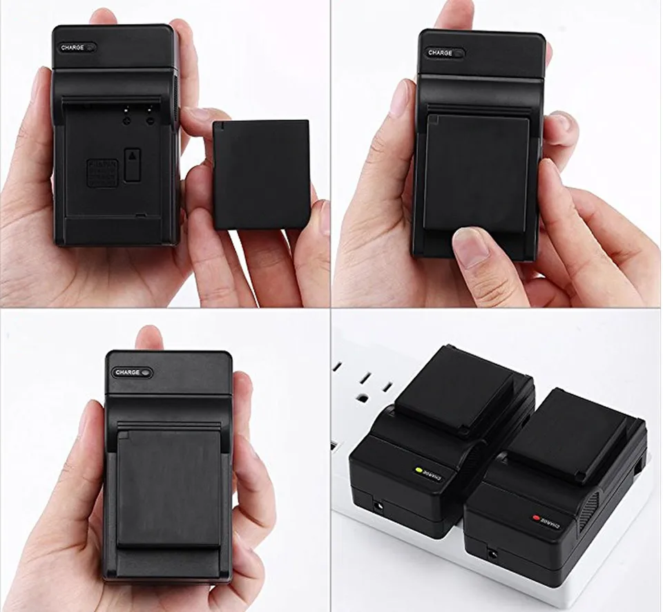 Battery + Charger for Sony Cyber-shot DSC-W510, W610, W620, W630