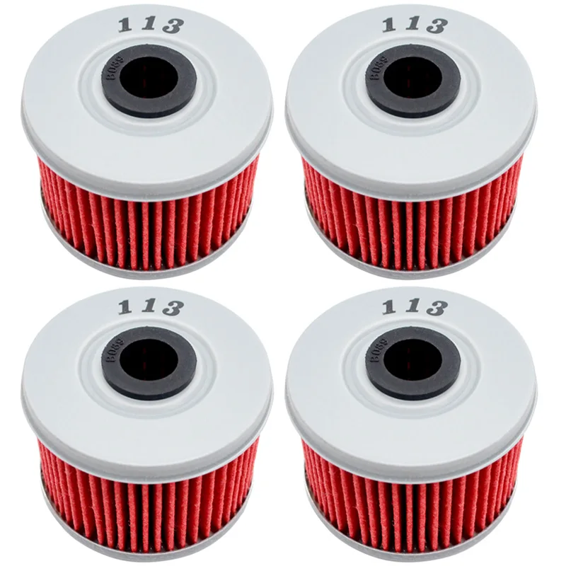 

4 шт. масляный фильтр для HONDA ATC 250 1985-1987 ATC350 УВД 350 1985 1986 CB400 CB 400 VTEC 1998 CBF250 CBF 250 2004 2005 2006