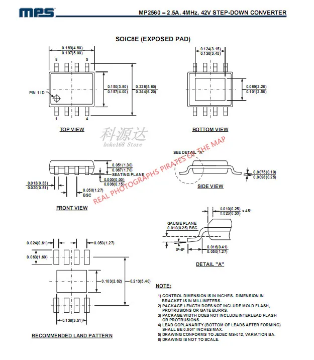 10pcs/lot MP2560DN MP2560 SOIC8 In Stock